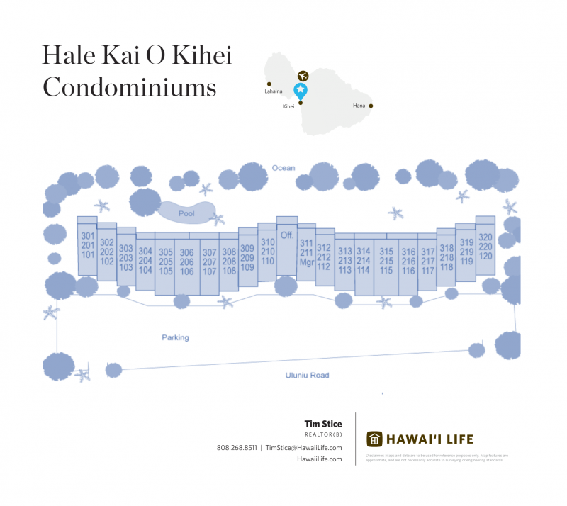 Hale Kai O Kihei Map