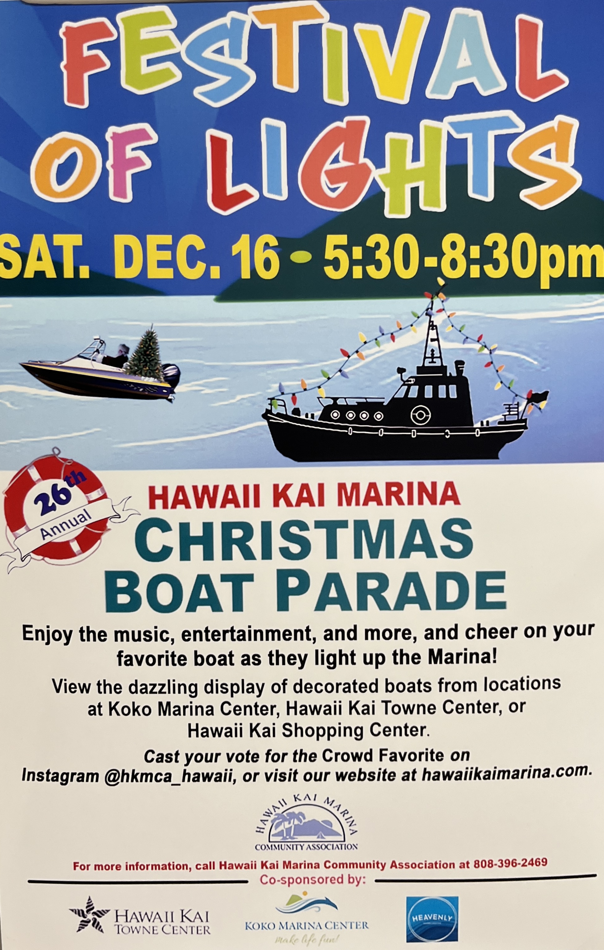 hawaii kai christmas boat parade