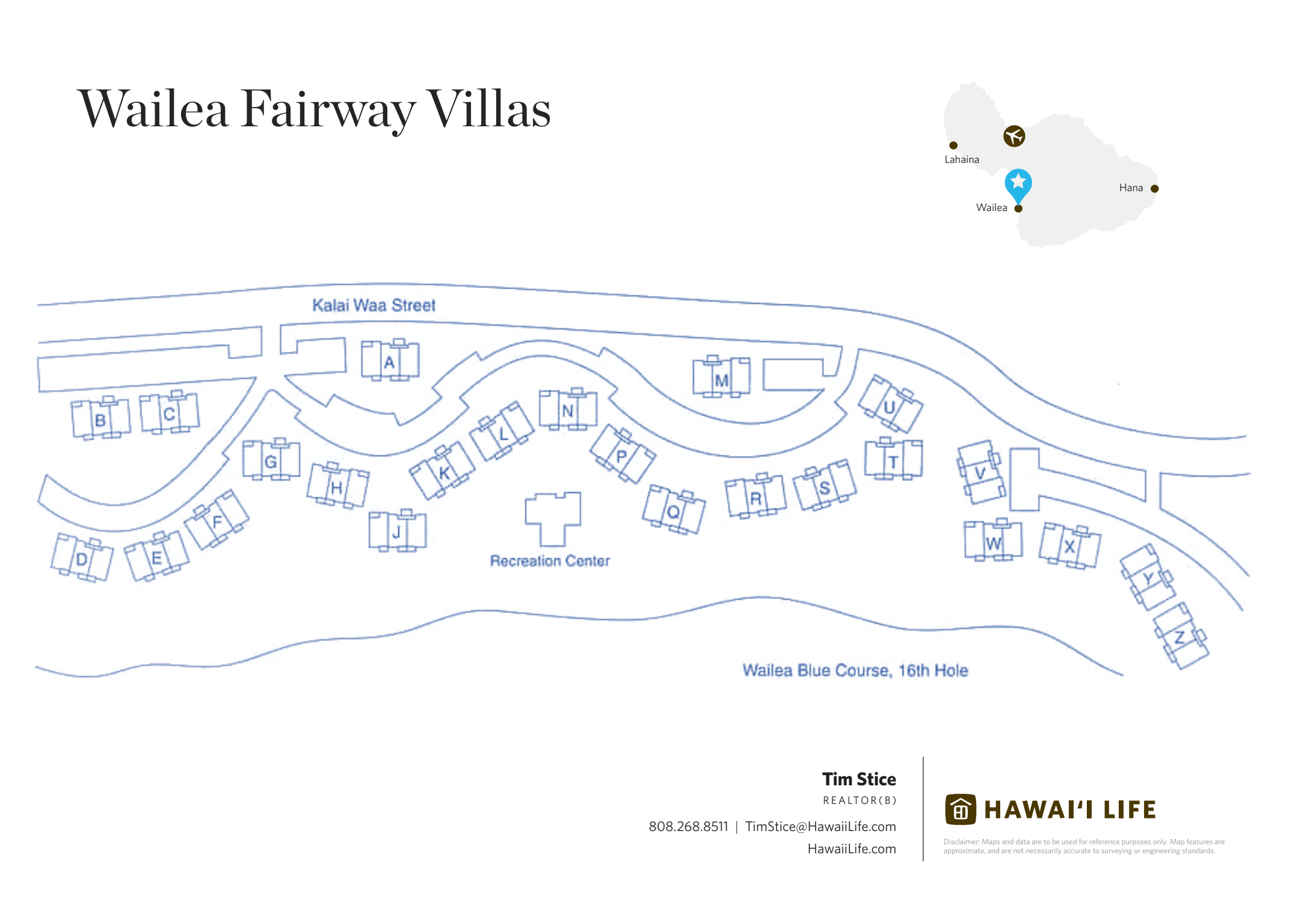 Wailea Fairway Villas Map