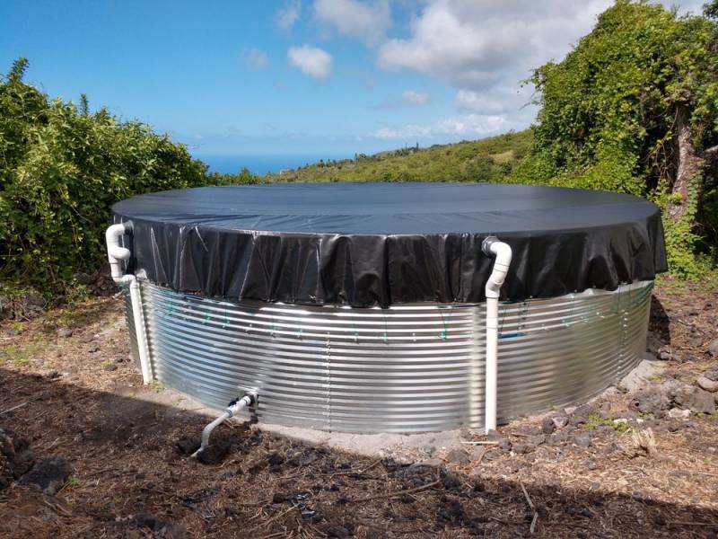 water catchment tank
