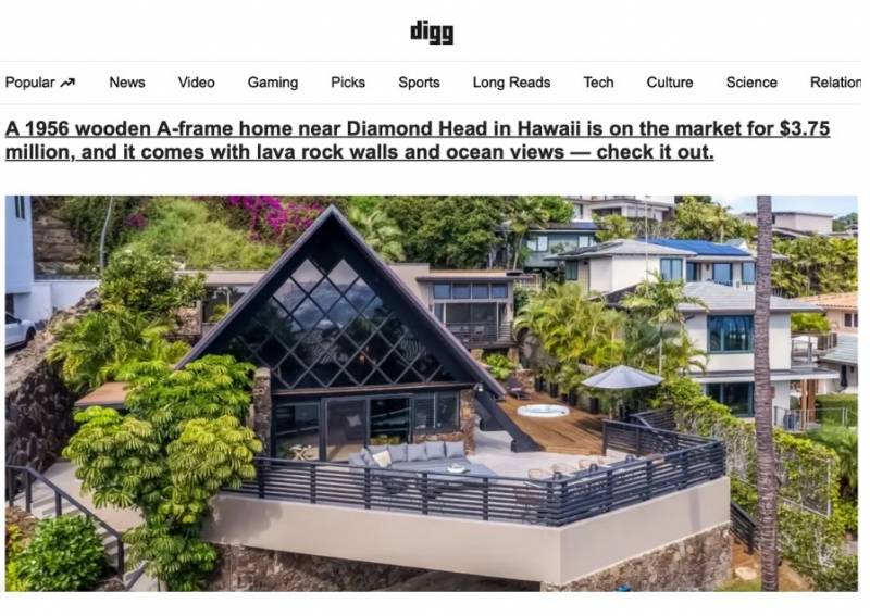 house feature on digg