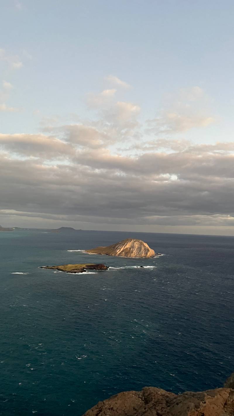 view from hawaii kai at dawn
