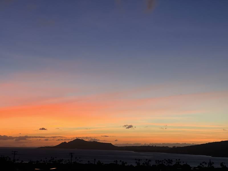 hawaii kai oahu sunset