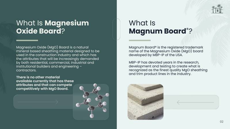 what is magnesium oxide board