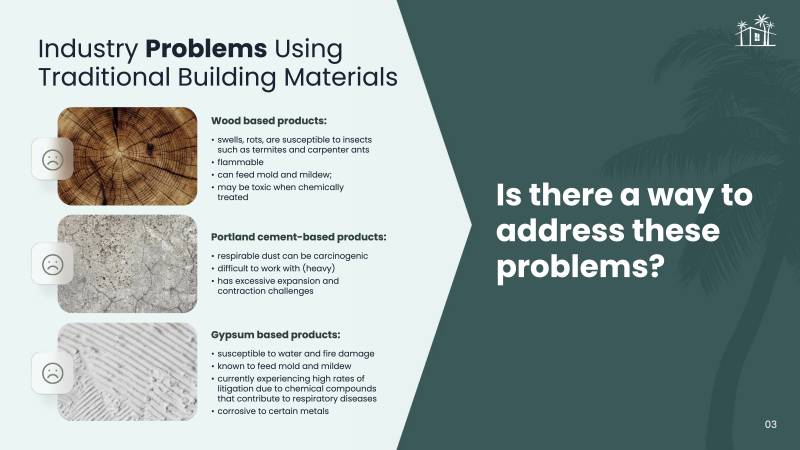 problems with traditional building materials