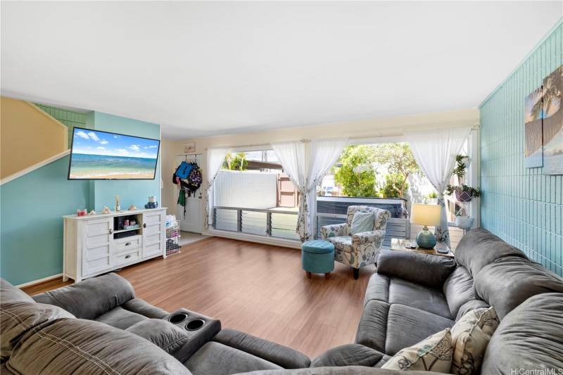 living room in hawaii kai oahu home for sale