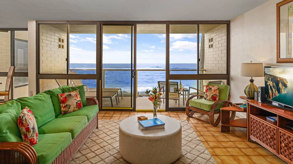 Image showcasing Oceanfront Poipu Beach, Kauai Condominium for Sale - Hawaii Real Estate ...