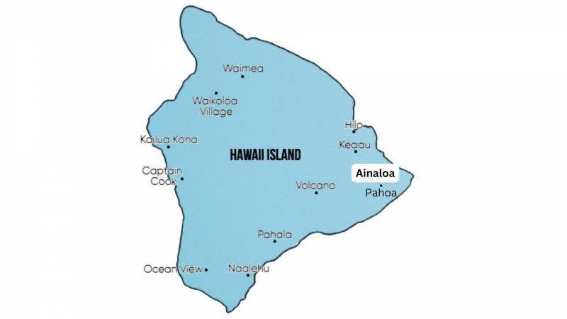 Ainaloa Subdivision on the Big Island of Hawaii