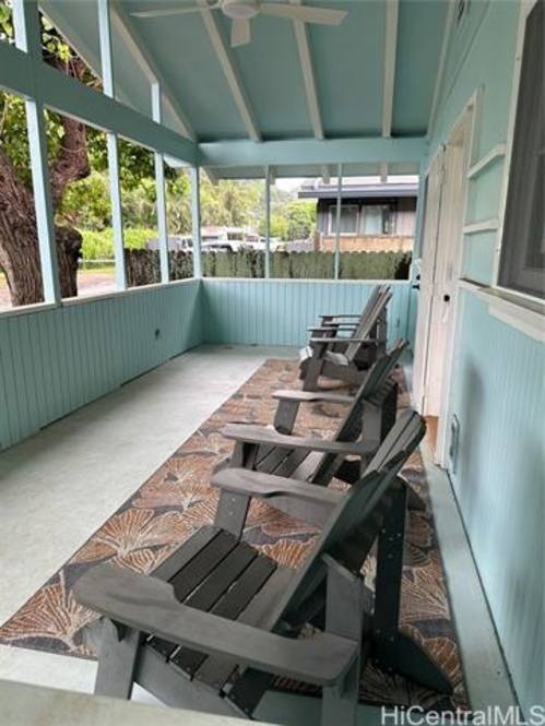 covered porch in north shore oahu house for sale