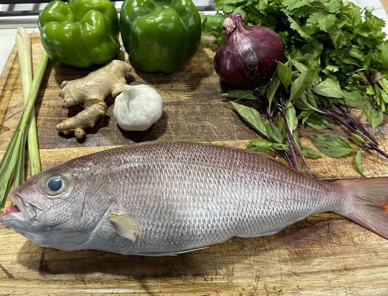 ingredients for fish curry