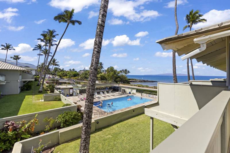 shores of maui condos in kihei maui with ocean view pool