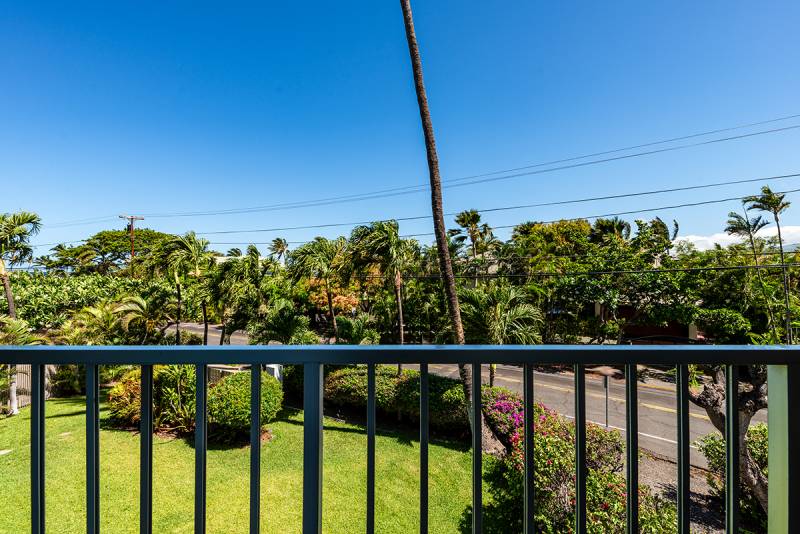 View from the lanai Puako condo