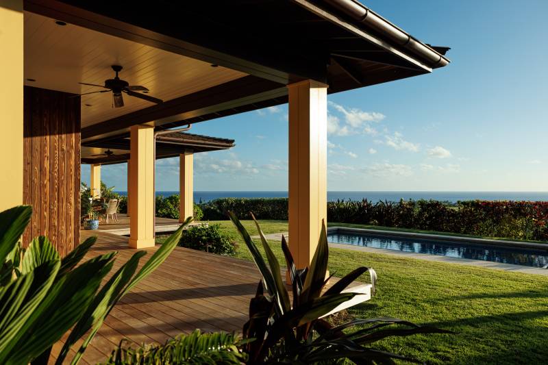 kukuiula kauai house with pool and ocean view