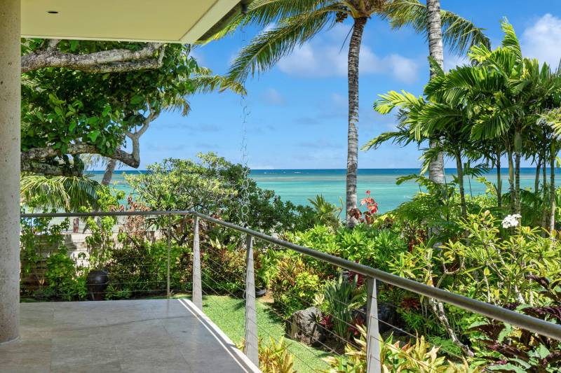 view of ocean from kauai home