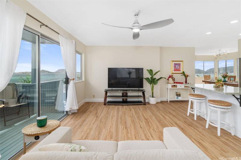 family room off the kitchen