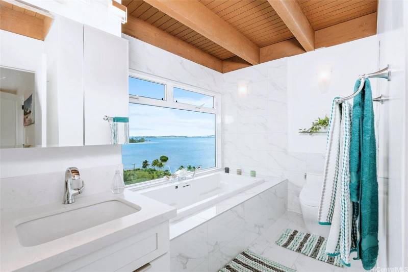 ocean view bathtub