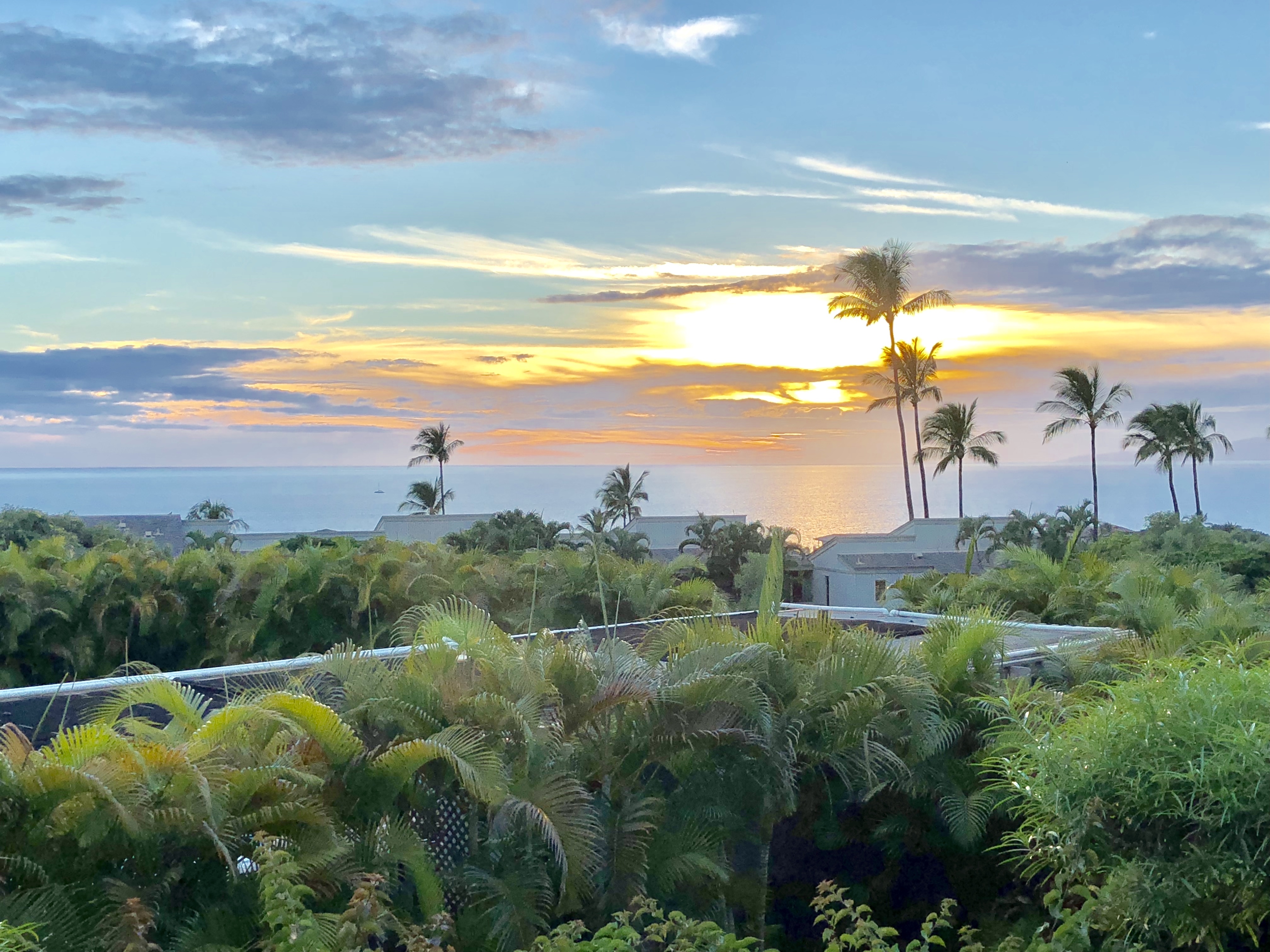 sunset views from wailea maui condos