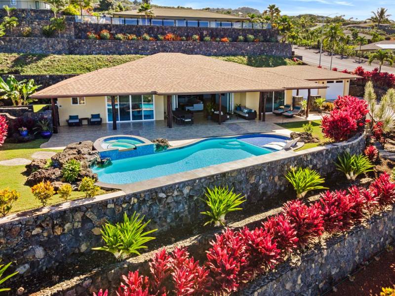 house for sale with pool on kona coast big island hawaii