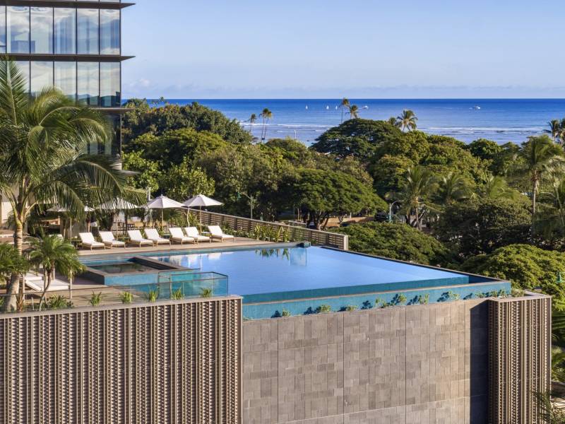 amenity deck at ward village condos in honolulu