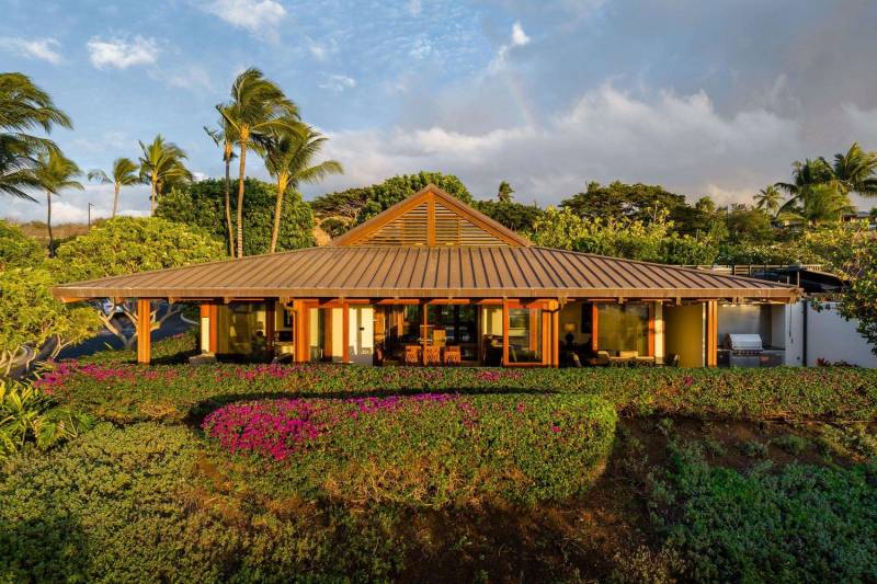 exterior architecture of maui house for sale