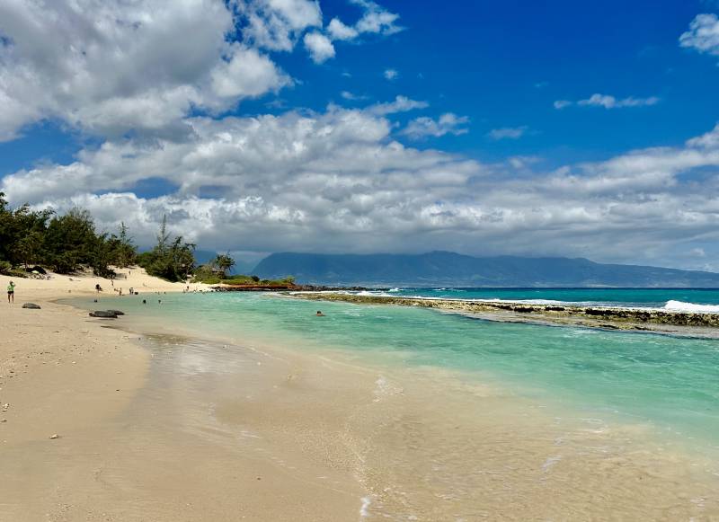 beach on Maui North shore