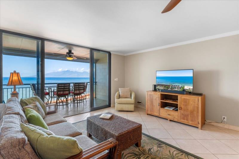 ocean views from makani sands condo for sale