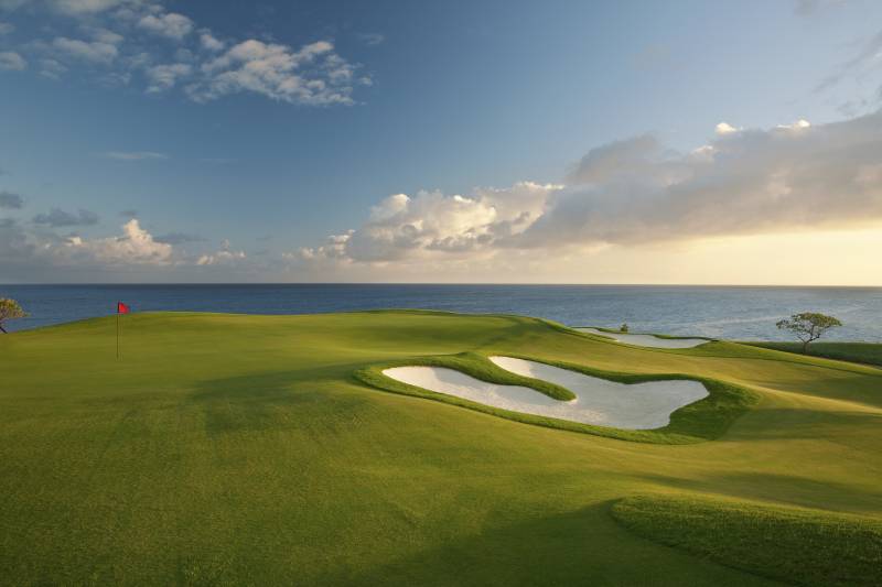 oceanfront golf course at kukuiula kauai community