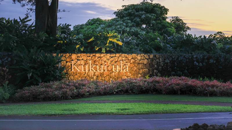 sign for kukuiula 