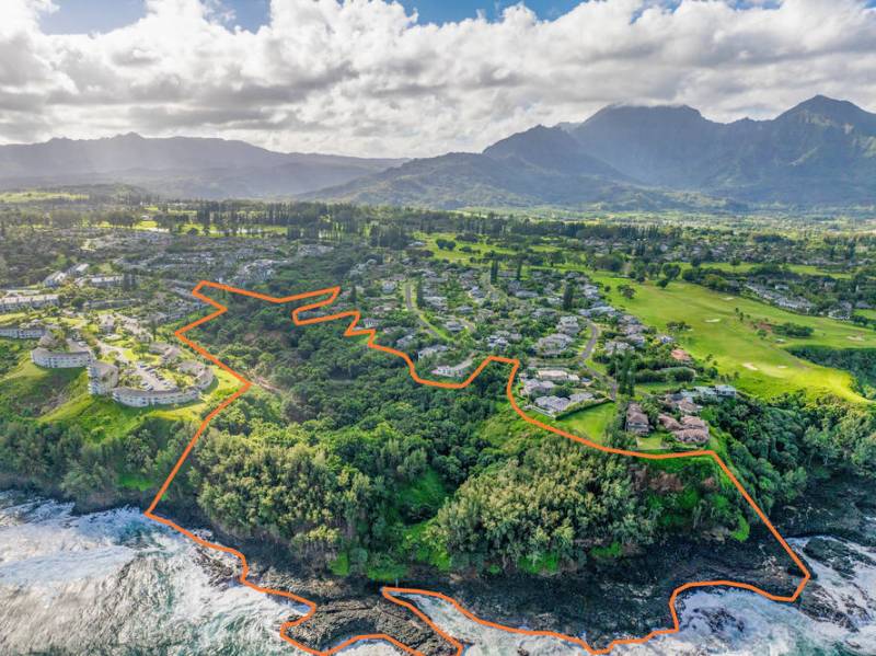 oceanfront land for sale kauai north shore