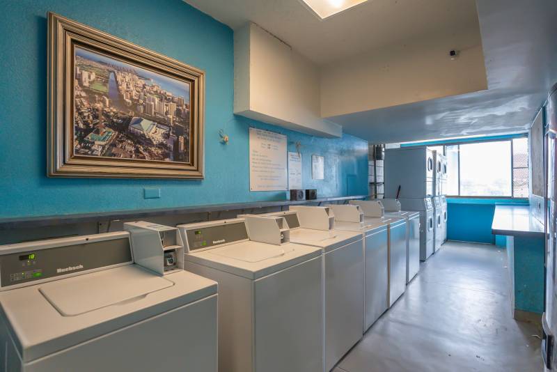 community laundry room