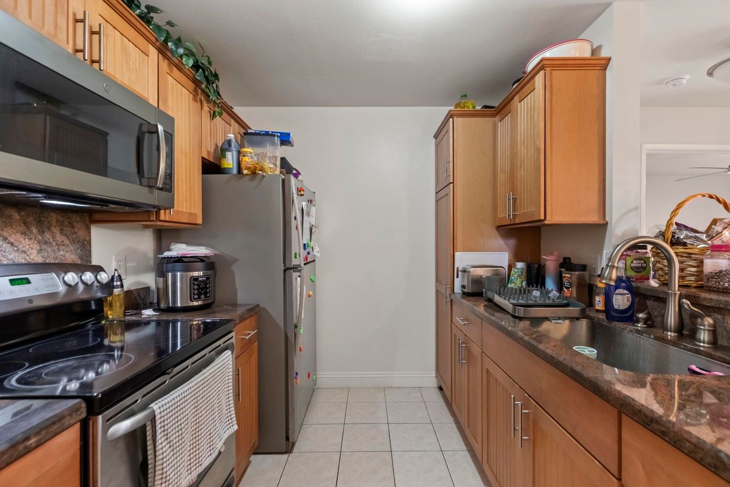 galley kitchen in condo for sale in central maui