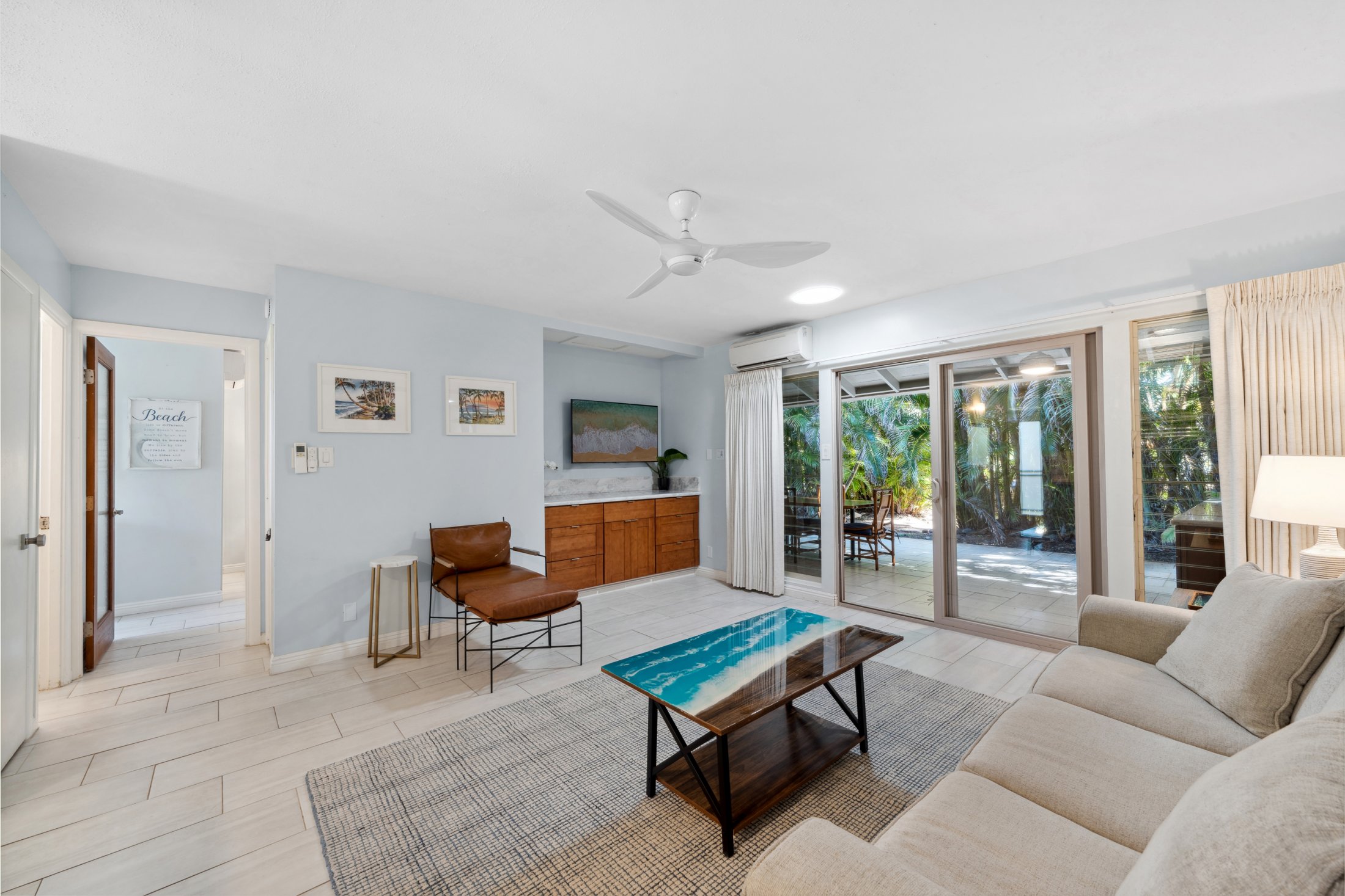 spacious living room in maui vacation rental for sale