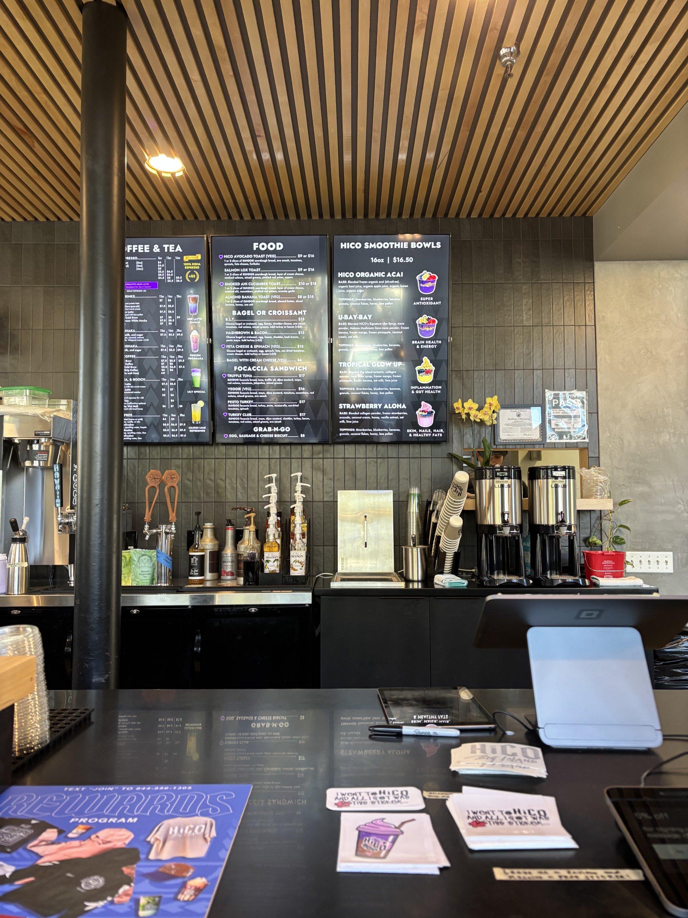 hico coffee shop on big island hawaii