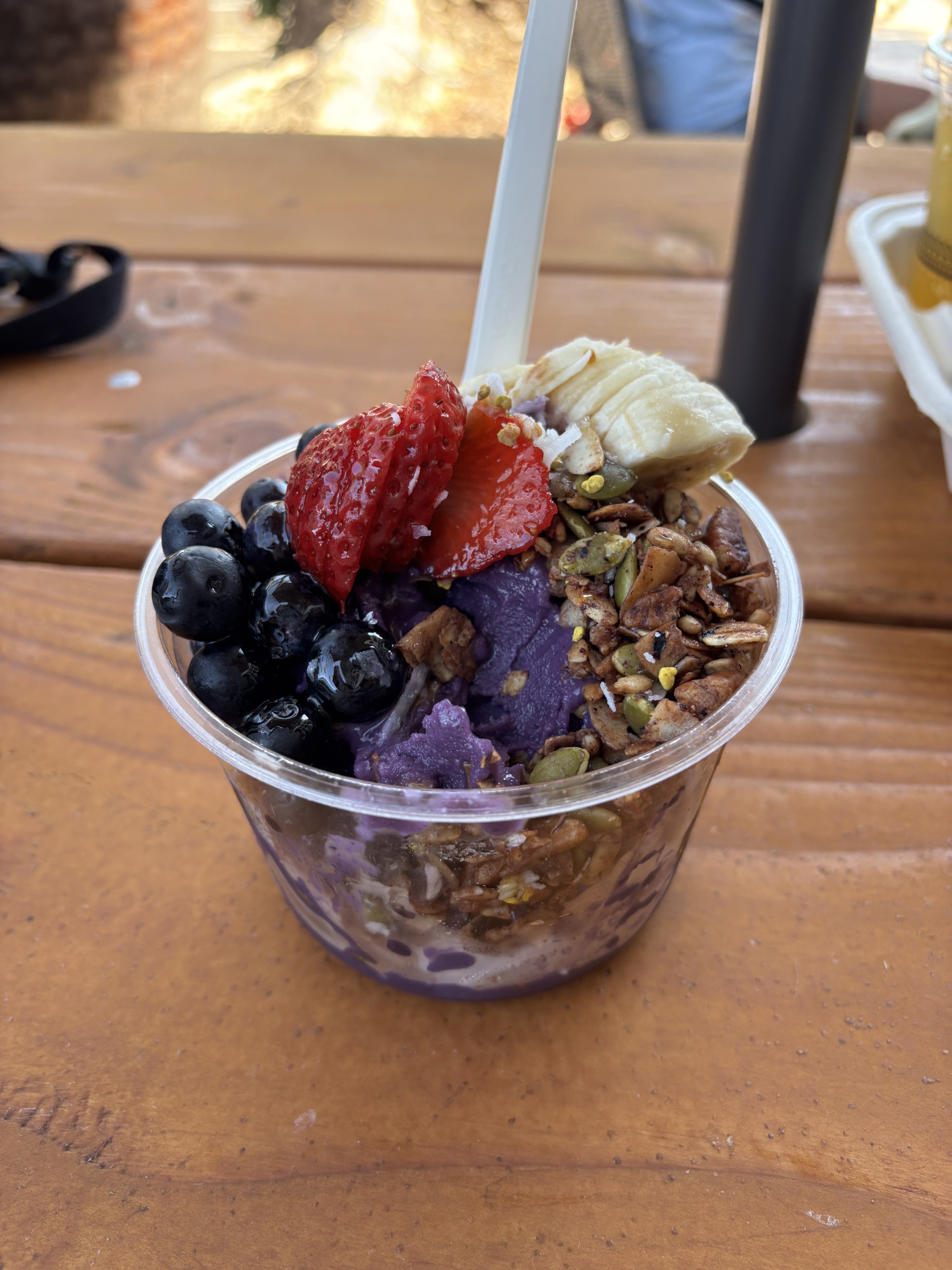purple acai bowl