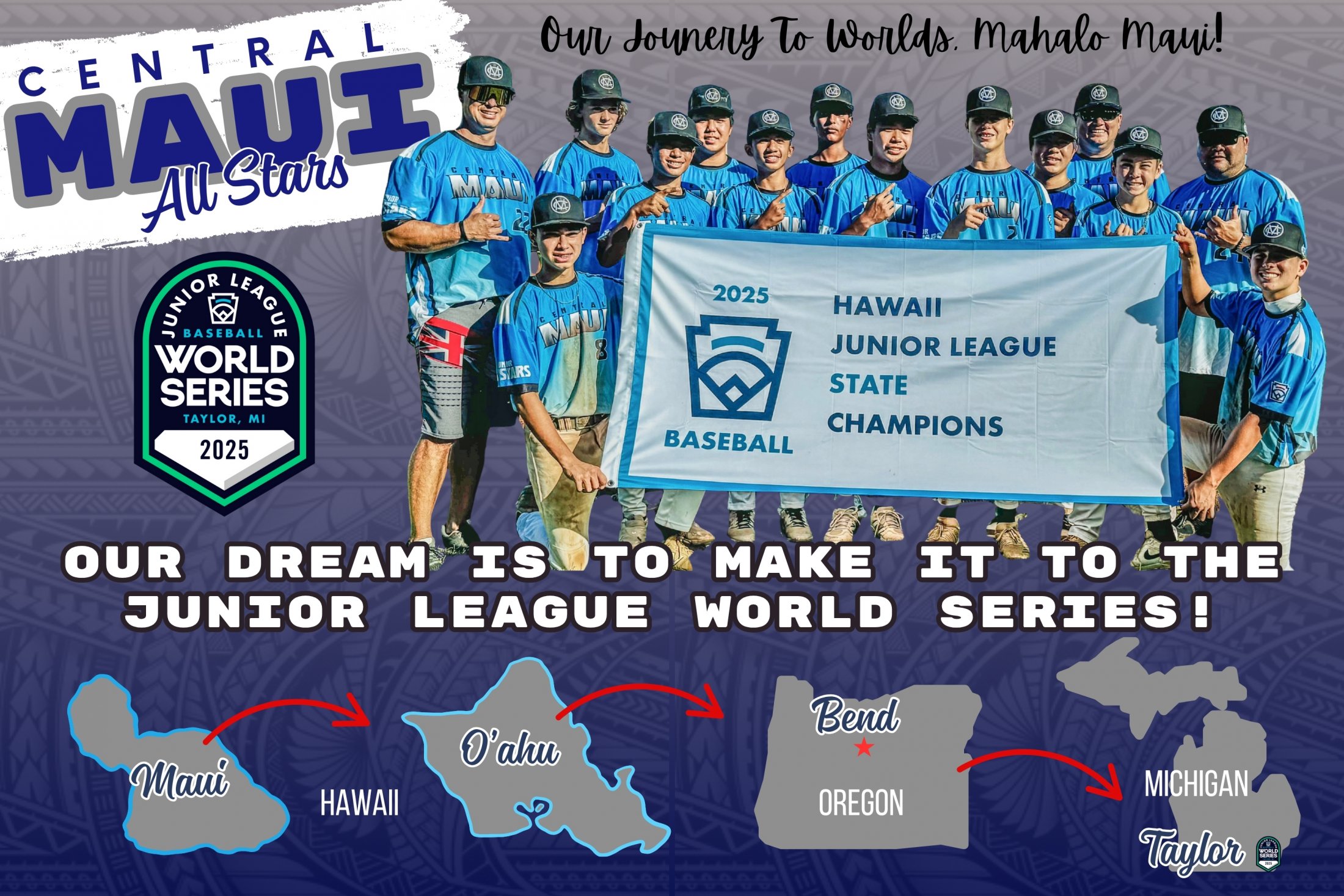 central maui all stars little league team