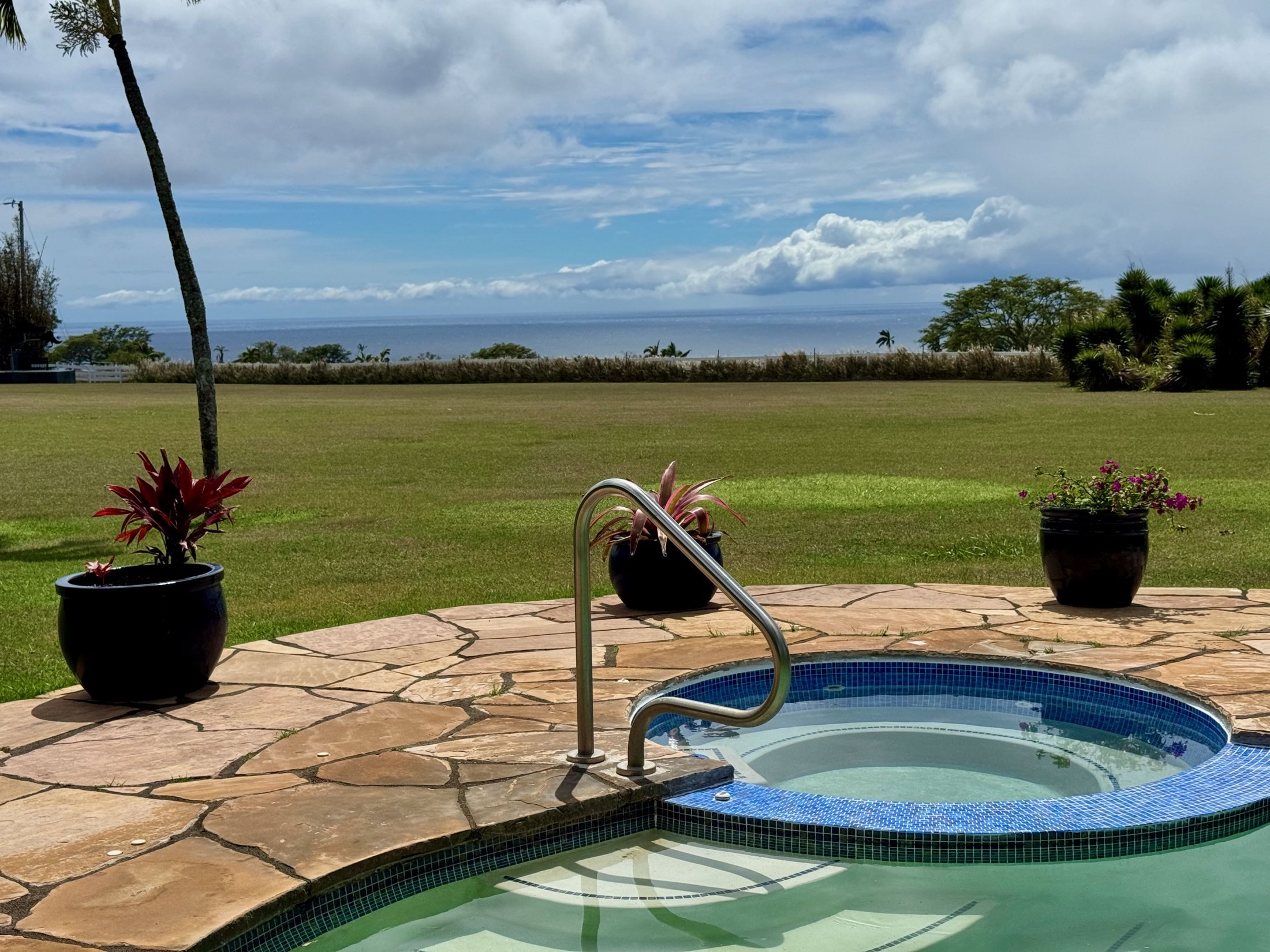 home with pool and ocean view in puakea bay ranch on big island hawaii