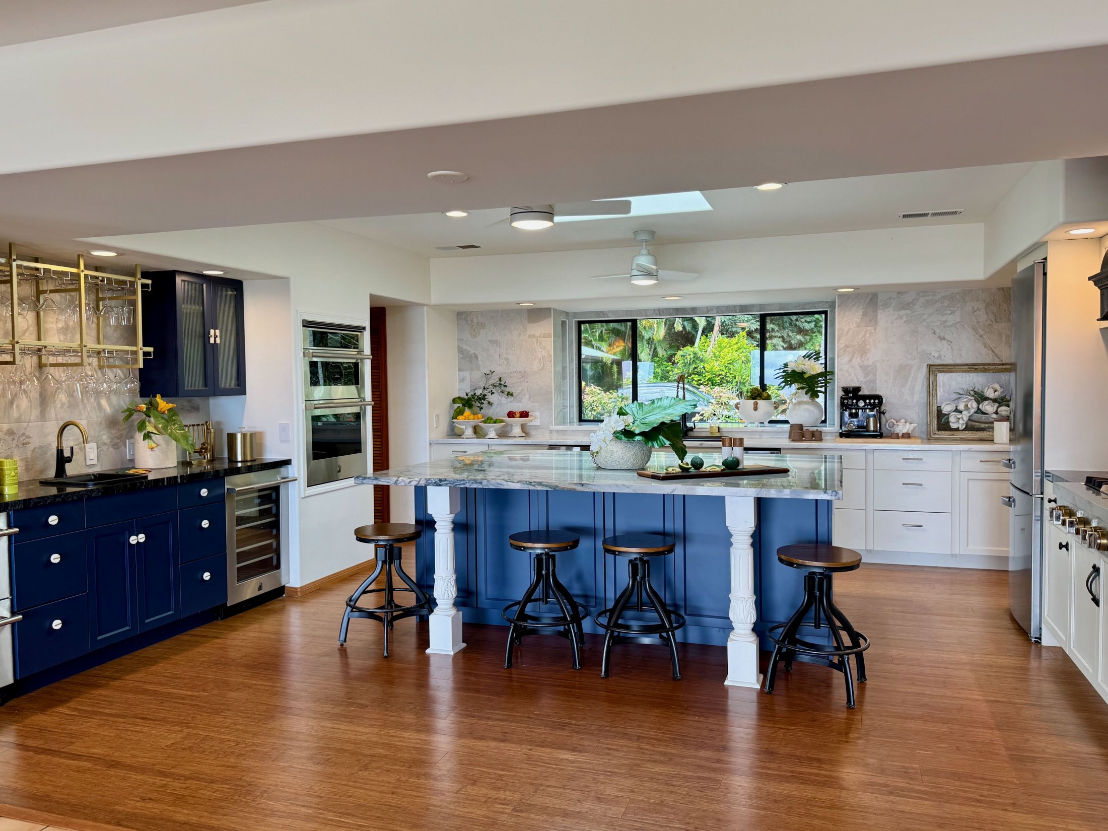 remodeled kitchen in big island home for sale