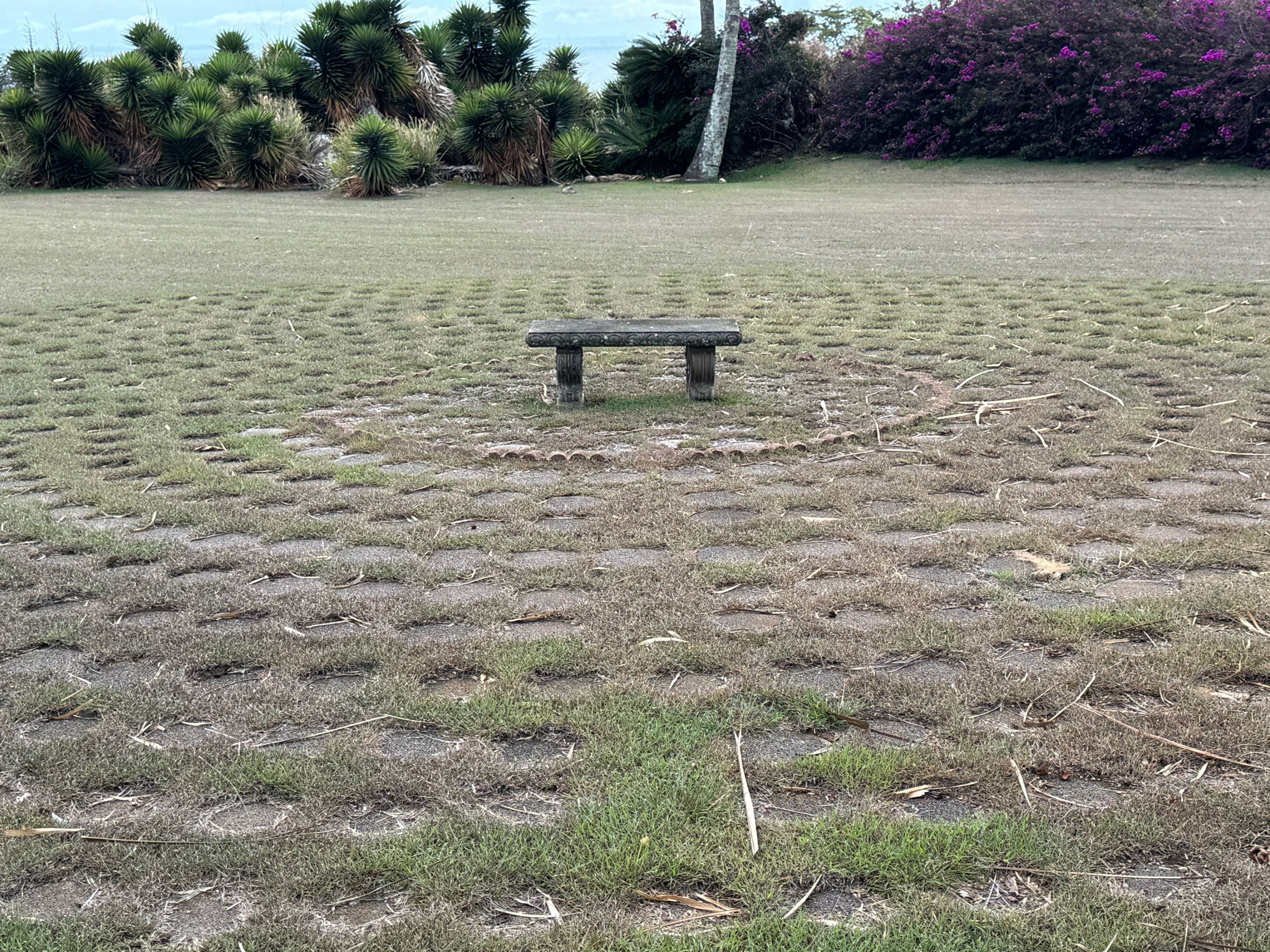 labyrinth in Puakea Bay Ranch