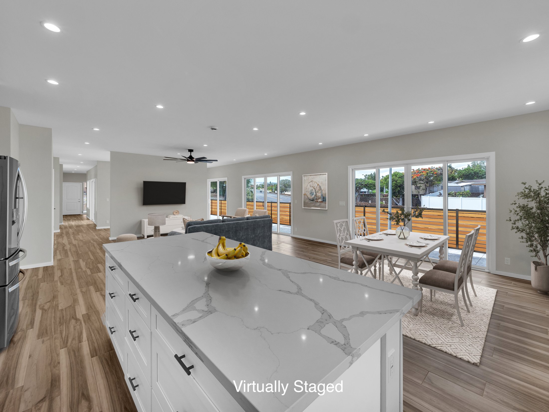 virtually staged oahu home