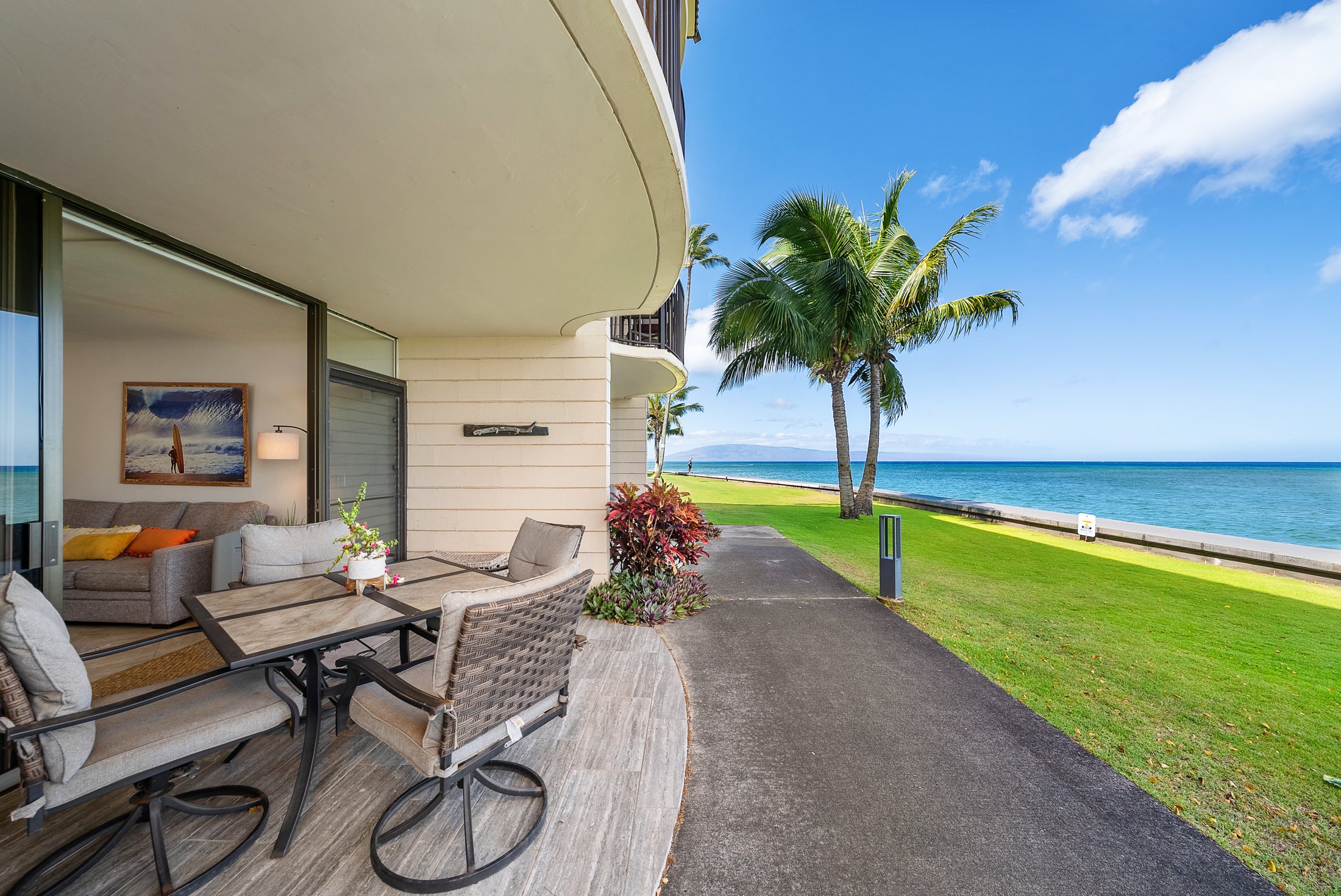 maui condo for sale with coeanfront lanai