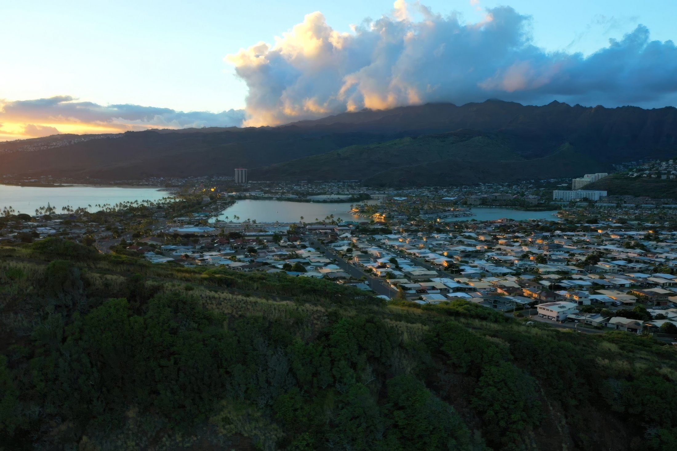 hawaii kai at dusk