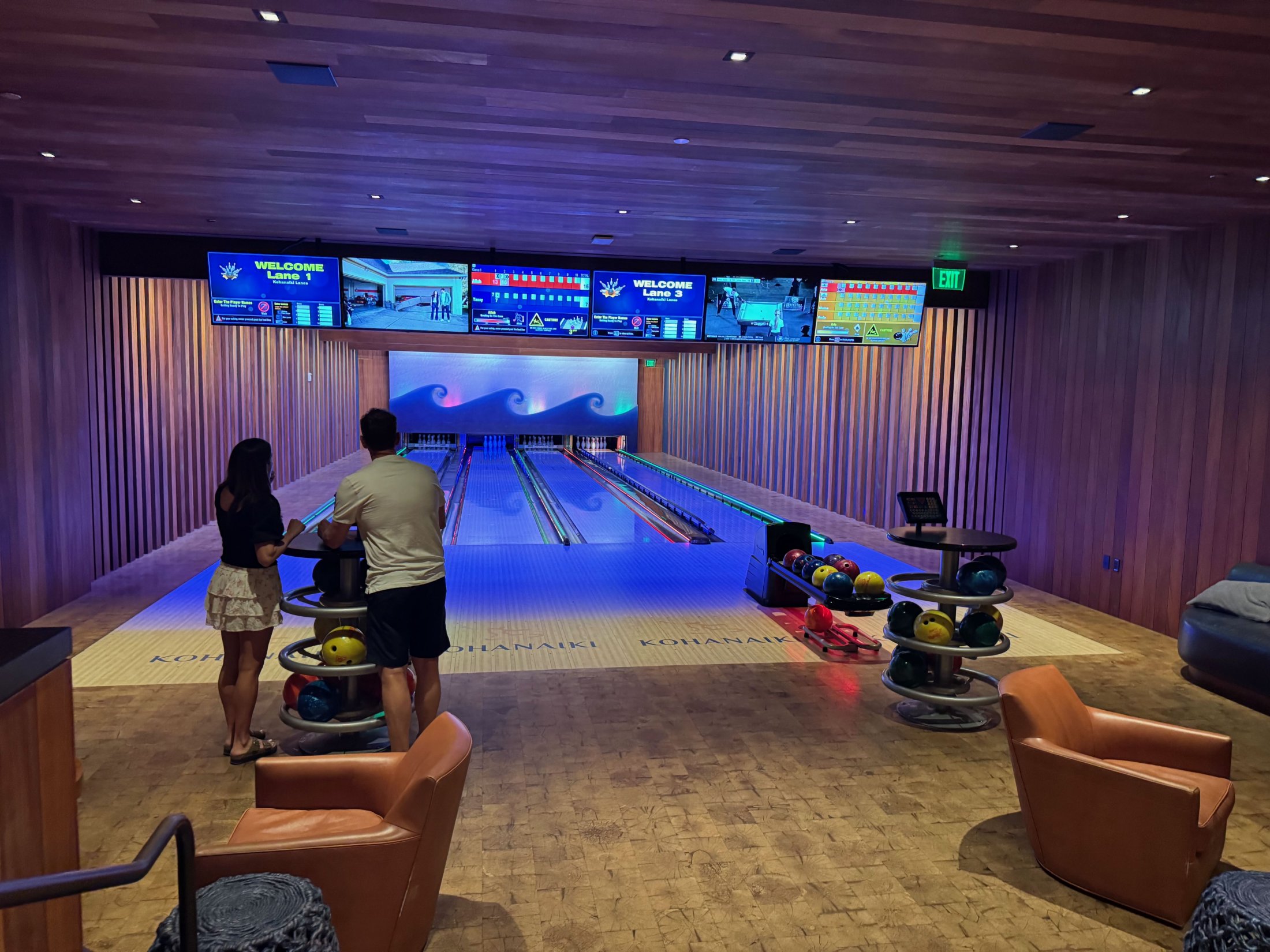 bowling at Kohanaiki