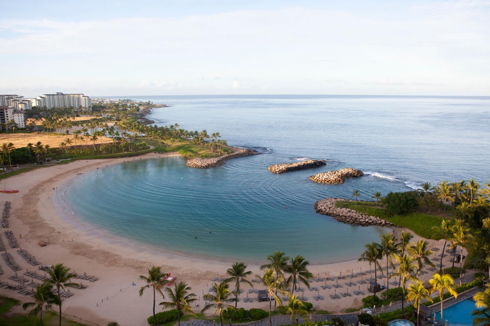 Ko'Olina aerial views, Oahu, Hawaii