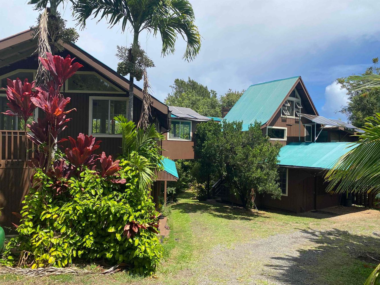 Picture of Sustainable Living: Two Off-Grid Homes on the Ocean Side of Hana ...