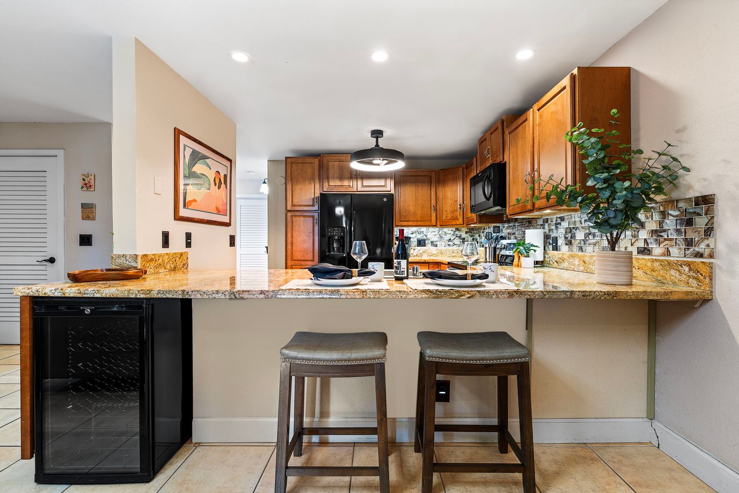 kitchen in waikoloa big island condo for sale