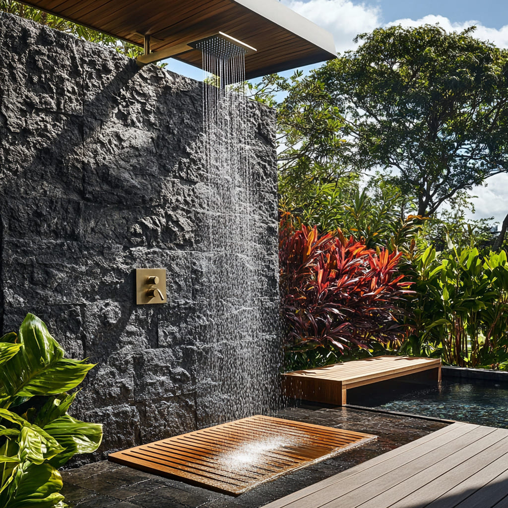 A modern Kauai luxury home for sale with an infinity pool overlooking the ocean.
