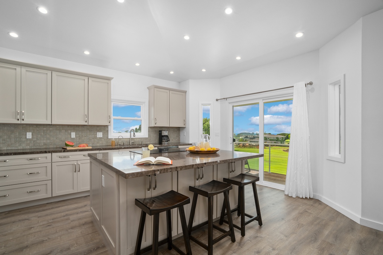 kitchen in poipu house for sale
