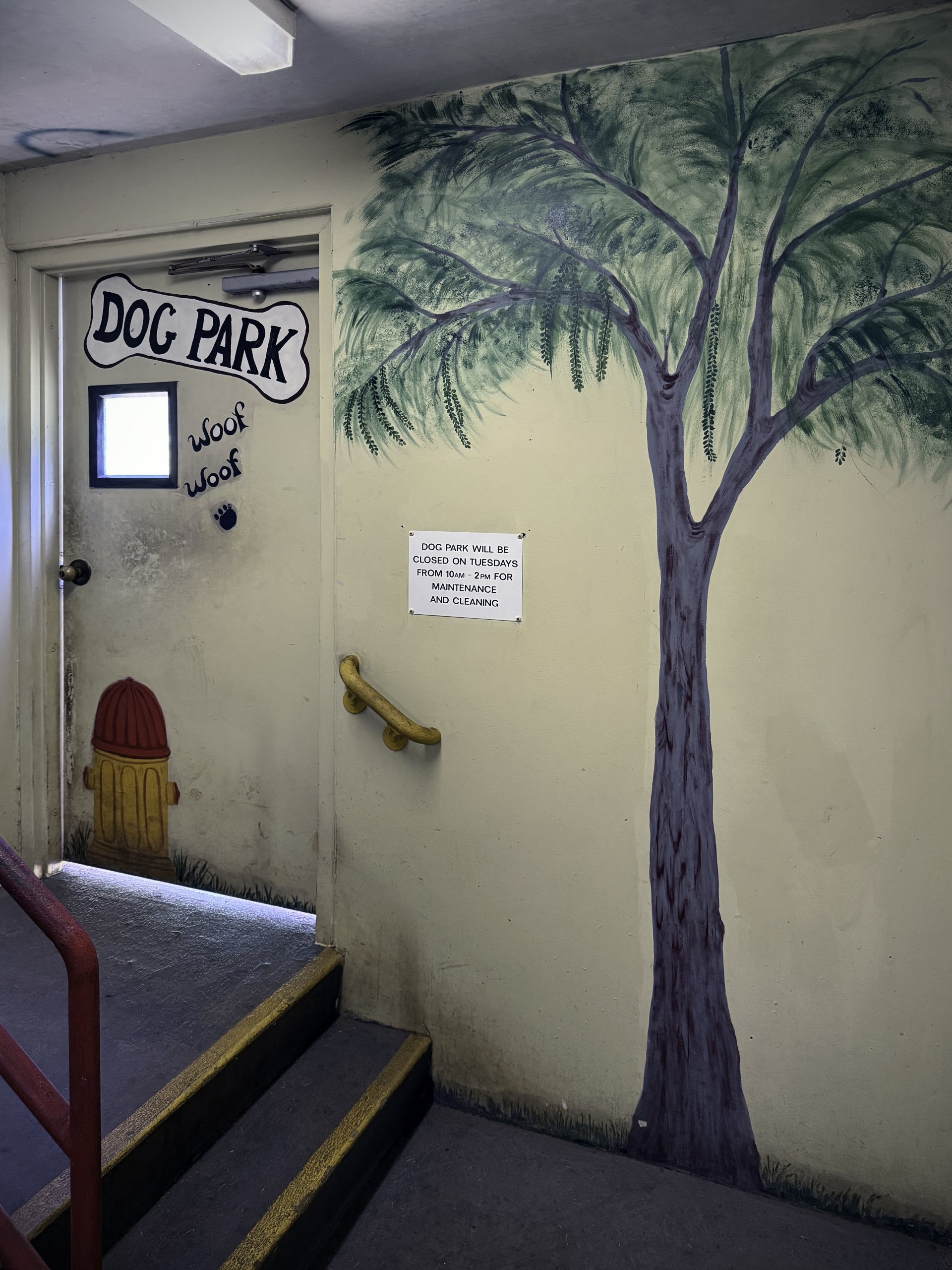 Door to dog park at Century West