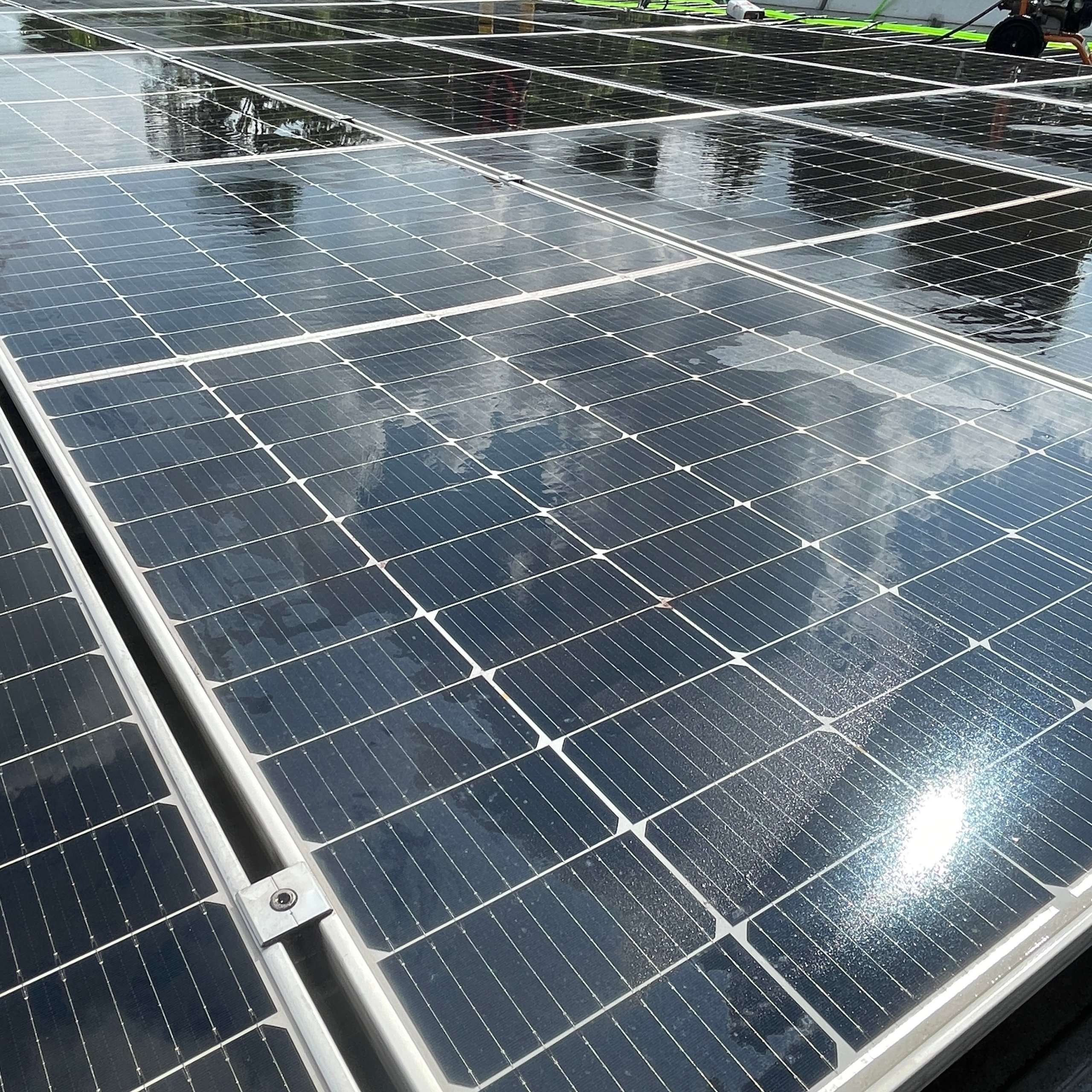 solar panels on residential homes