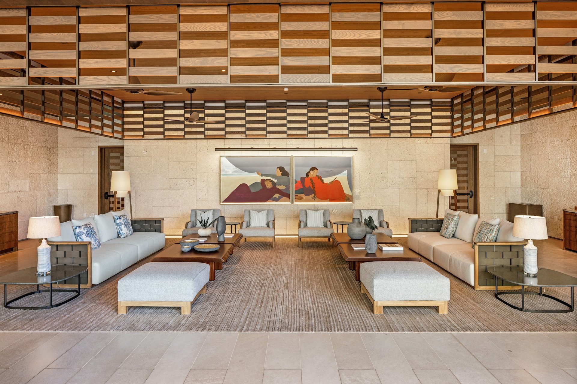 Victoria Place community seating area, part of their collection of amenities for residents